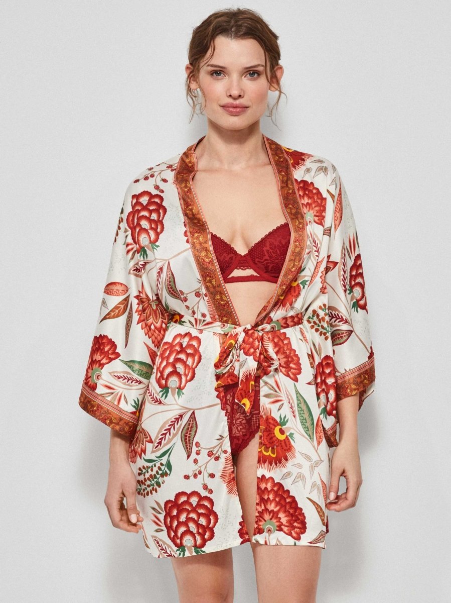 Kimono raso donna Gisela aperta 20150 - Caos Intimo Donna - Uomo - Bambini - Casa - Gisela