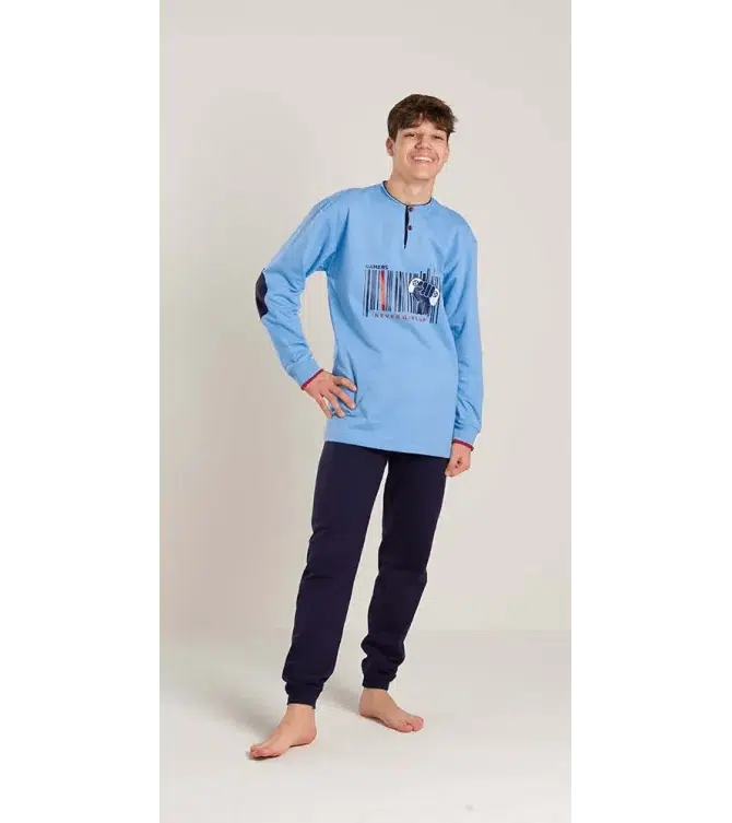 Pigiama felpato ragazzo Gary V40031 - Caos Intimo Donna - Uomo - Bambini - Casa - Gary