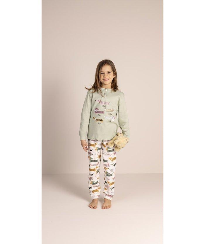 Pigiama invernale bambina/ragazza interlock Gary 3022 - Caos Intimo Donna - Uomo - Bambini - Casa - Gary