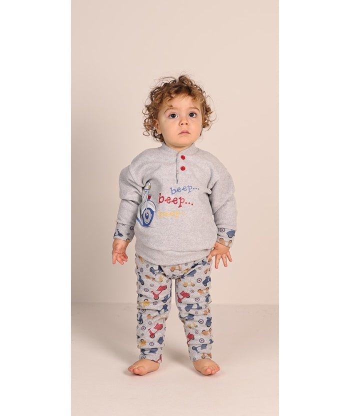Pigiama invernale neonato bambino Gary in punto Milano 1062 - Caos Intimo Donna - Uomo - Bambini - Casa - Gary