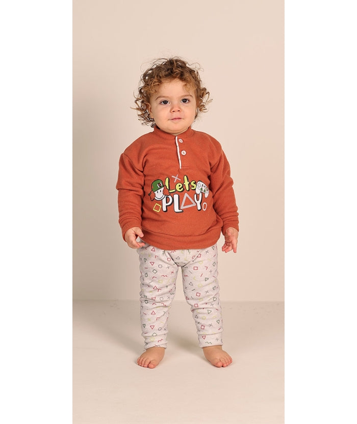 Pigiama invernale neonato bambino Gary in punto Milano 1063