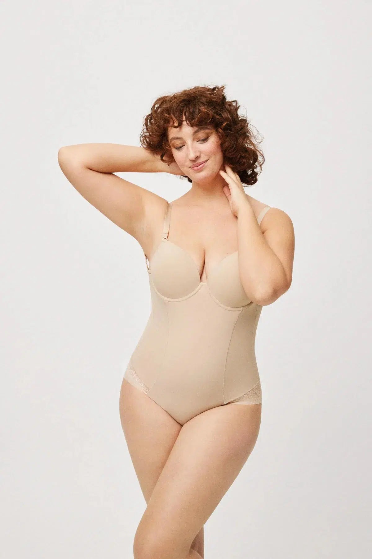 Body coppa imbottita con ferretto scollatura sul retro Ysabel Mora 19619 coppa C