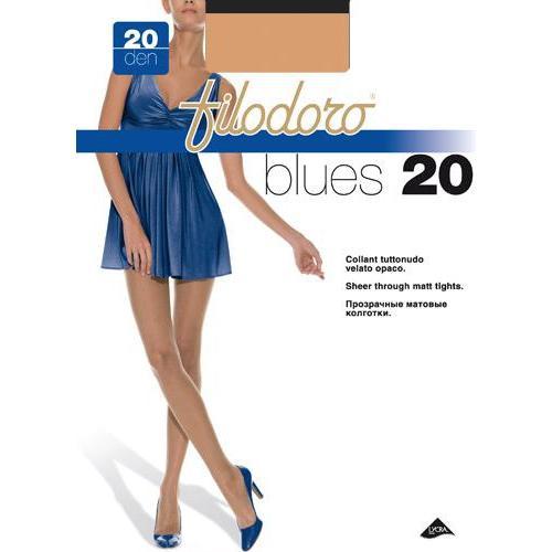 Collant donna Filodoro modello Blues 20 denari - Caos Intimo Donna - Uomo - Bambini - Casa - Filodoro