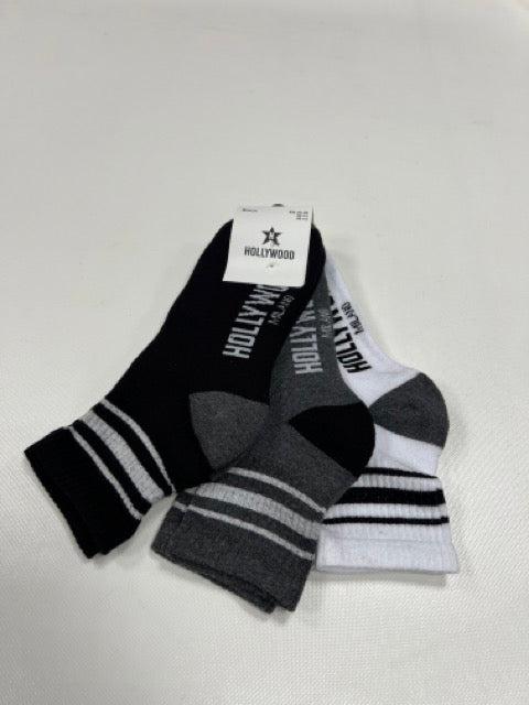 Confezione da 3 paia di calze fitness unisex uomo donna Hollywood Milano HLM009 - Caos Intimo Donna - Uomo - Bambini - Casa - Hollywood Milano