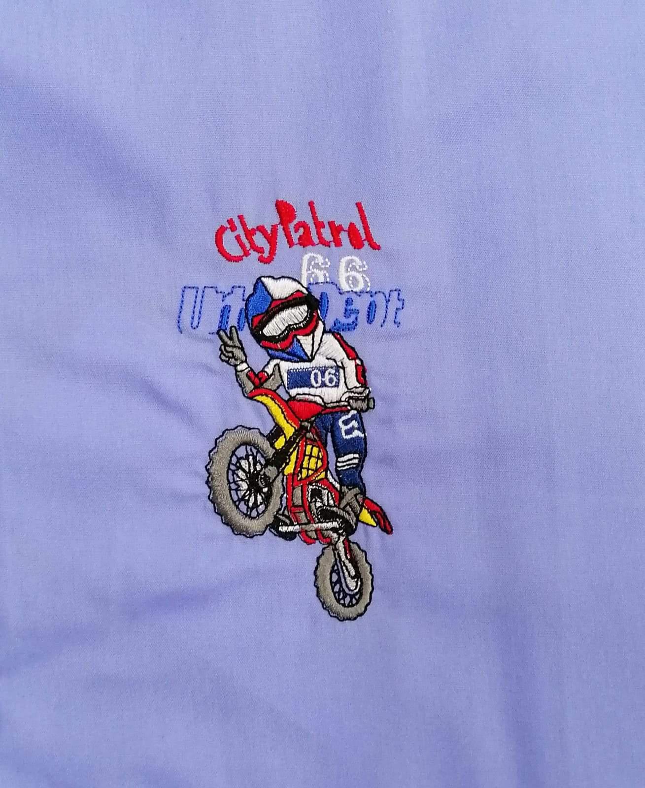 Grembiule scuola elementare bambino Ambrosino Made in Italy City Patrol M207