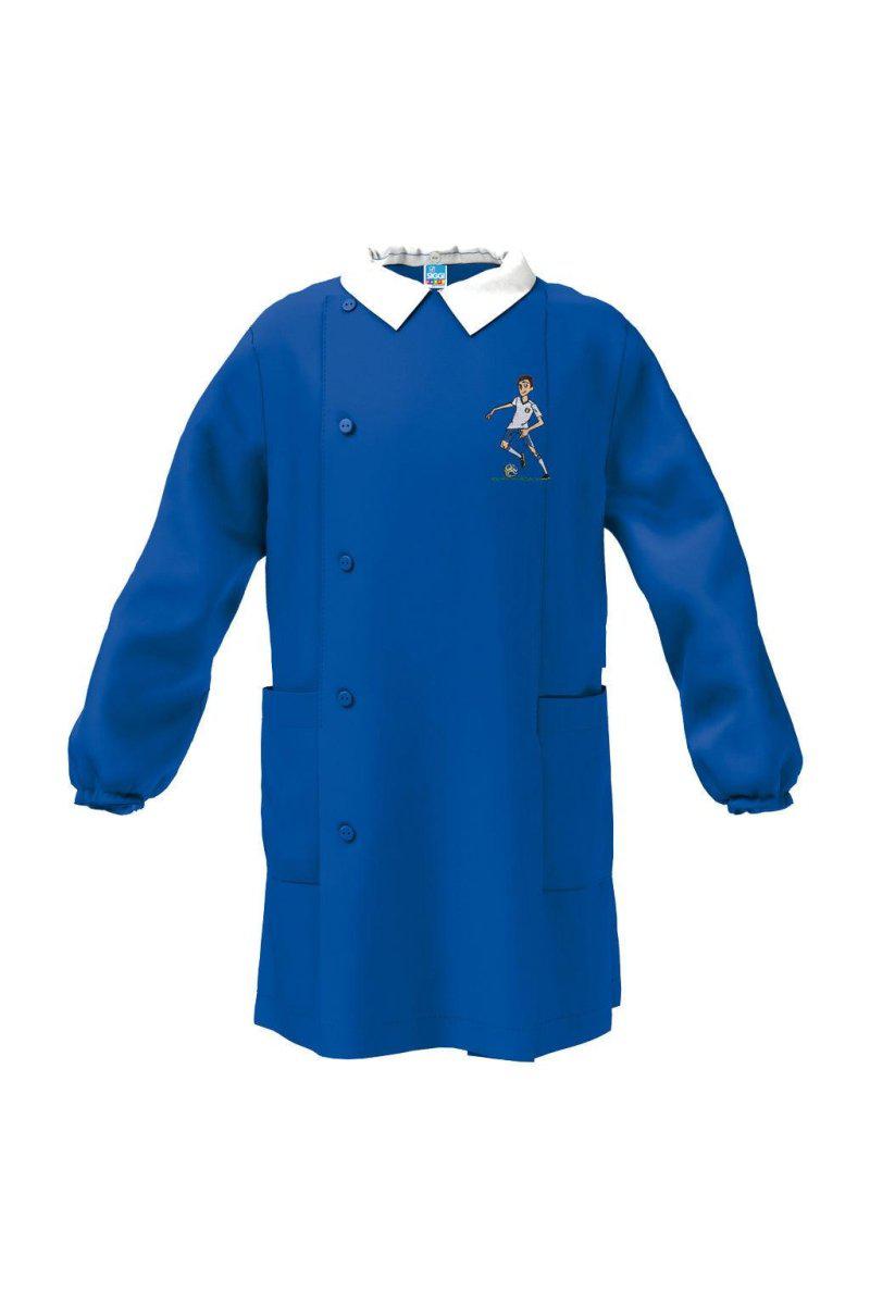 Grembiule scuola elementare blu bambino Siggi Made in Italy collezione green Italia 3762
