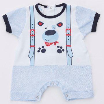 Pagliaccetto Gary Tutina Neonato 100% cotone tinta unita con stampa P7520 - Caos Intimo Donna - Uomo - Bambini - Casa - Gary