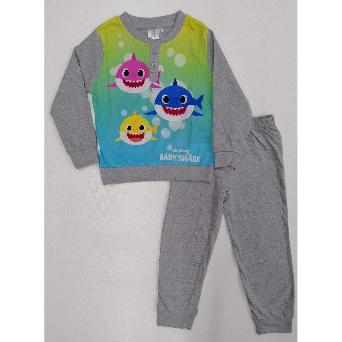 Pigiama cotone Baby Shark bambino Disney 1392 - Caos Intimo Donna - Uomo - Bambini - Casa - Disney