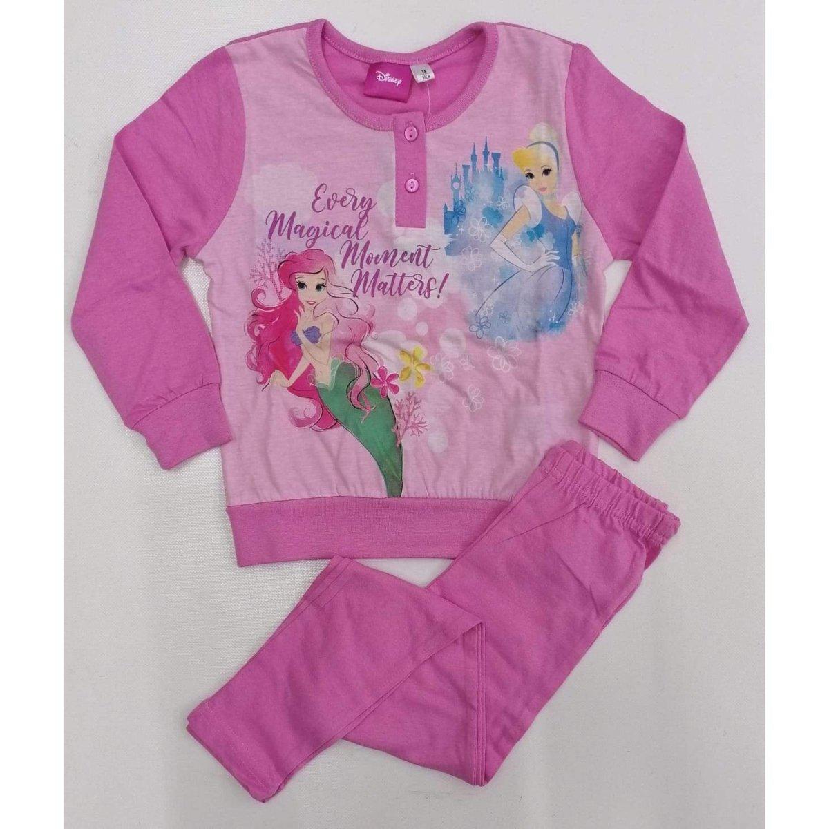 Pigiama cotone Principesse bambina Disney 1390 - Caos Intimo Donna - Uomo - Bambini - Casa - Disney
