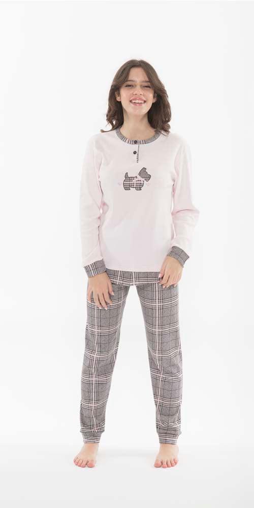 Pigiama interlock ragazza Gary Q40006 - Caos Intimo Donna - Uomo - Bambini - Casa - Gary