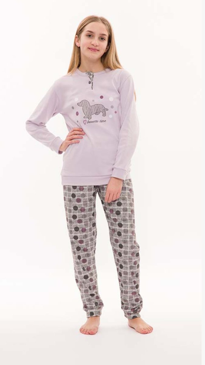 Pigiama interlock ragazza Gary S40006 - Caos Intimo Donna - Uomo - Bambini - Casa - Gary