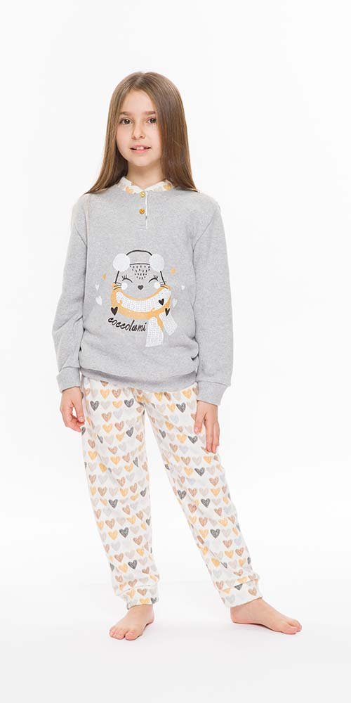 Pigiama invernale bambina punto Milano Gary S20056 - Caos Intimo Donna - Uomo - Bambini - Casa - Gary