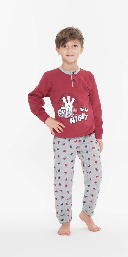 Pigiama invernale bambino interlock Gary Q20022 - Caos Intimo Donna - Uomo - Bambini - Casa - Gary