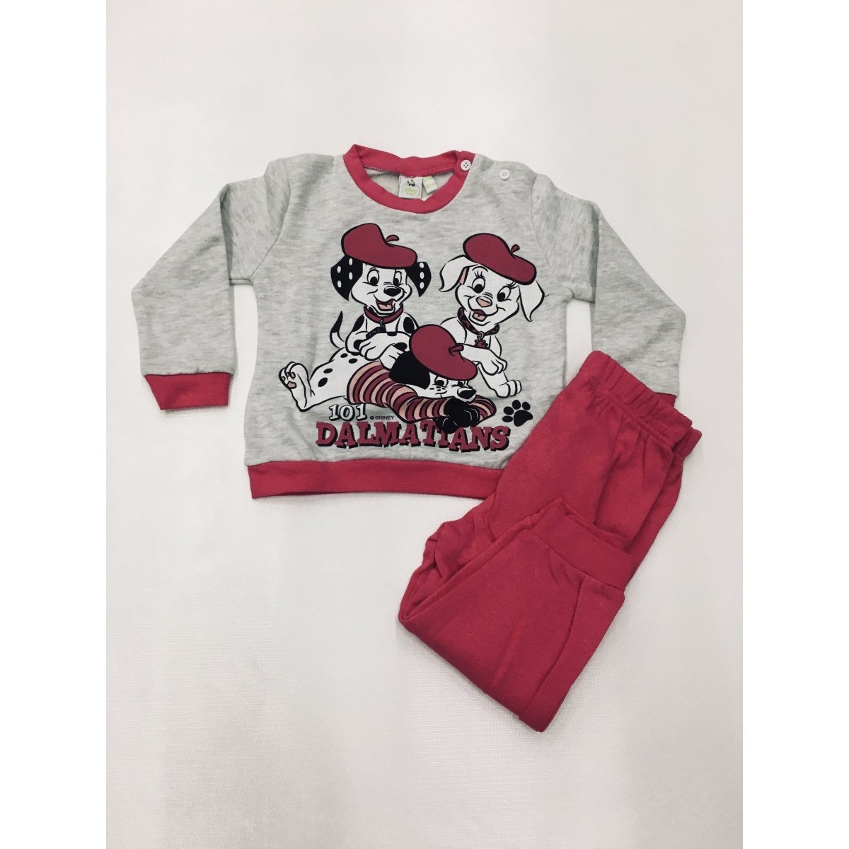 Pigiama neonata felpato Dalmatians Disney baby 26817 - Caos Intimo Donna - Uomo - Bambini - Casa - Disney