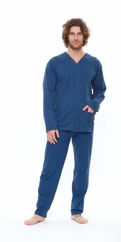 Pigiama uomo aperto invernale interlock Gary S60003 - Caos Intimo Donna - Uomo - Bambini - Casa - Gary
