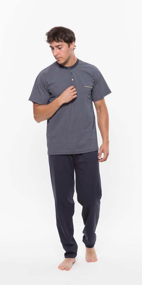 Pigiama uomo Gary calibrato cotone mezza manica R60004CONF - Caos Intimo Donna - Uomo - Bambini - Casa - Gary