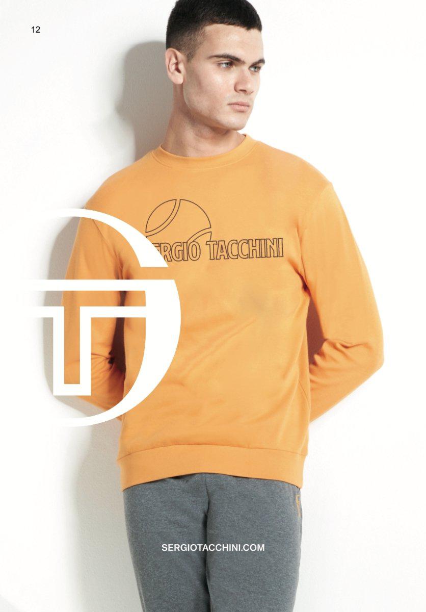 Pigiama uomo Sergio Tacchini caldo cotone interlock PG37576 - Caos Intimo Donna - Uomo - Bambini - Casa - Sergio Tacchini