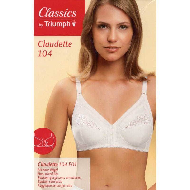 Reggiseno donna Triumph Claudette senza ferretto 104 F01 - Caos Intimo Donna - Uomo - Bambini - Casa - Triumph