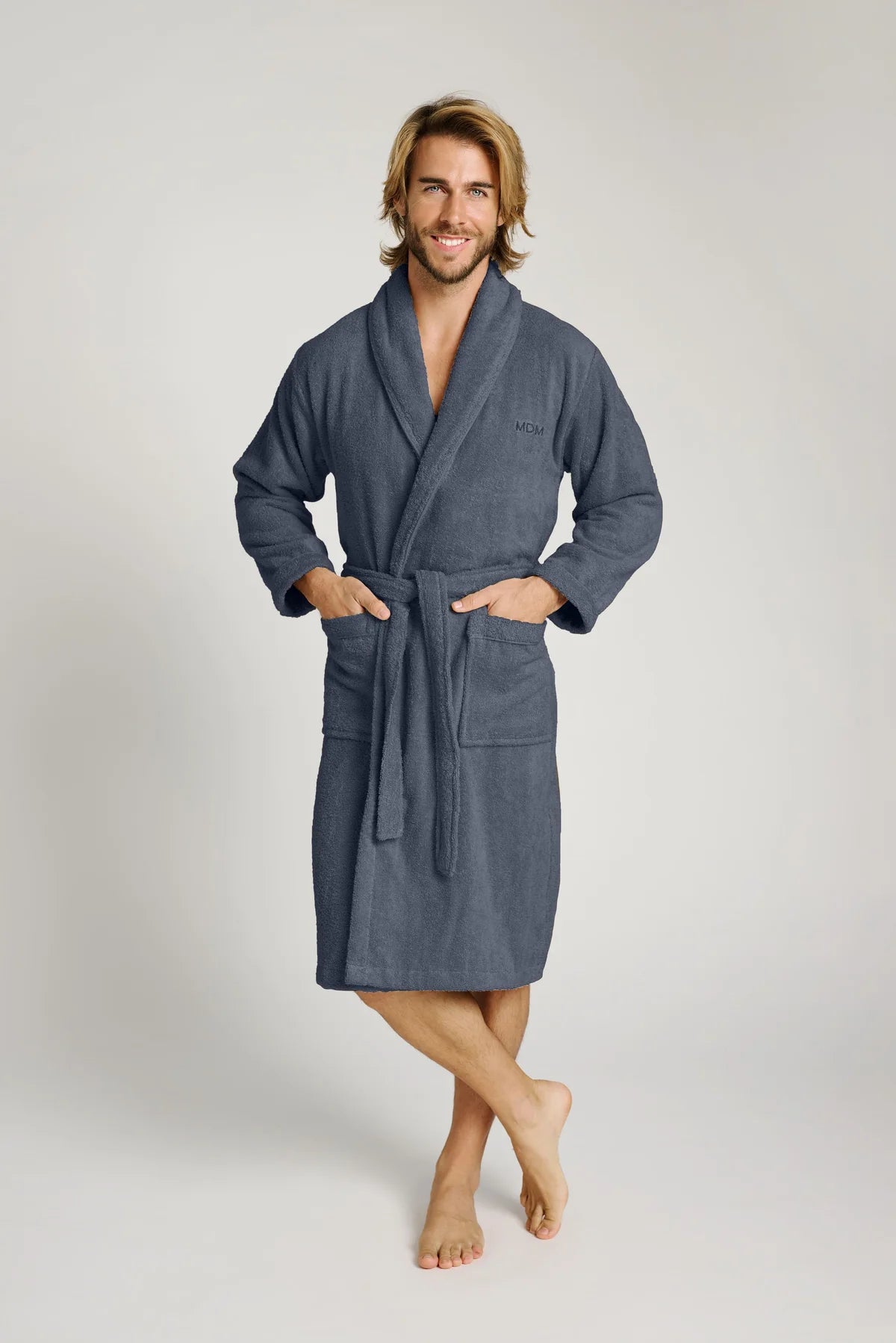 Accappatoio da bagno unisex in spugna Muydemi 14041001