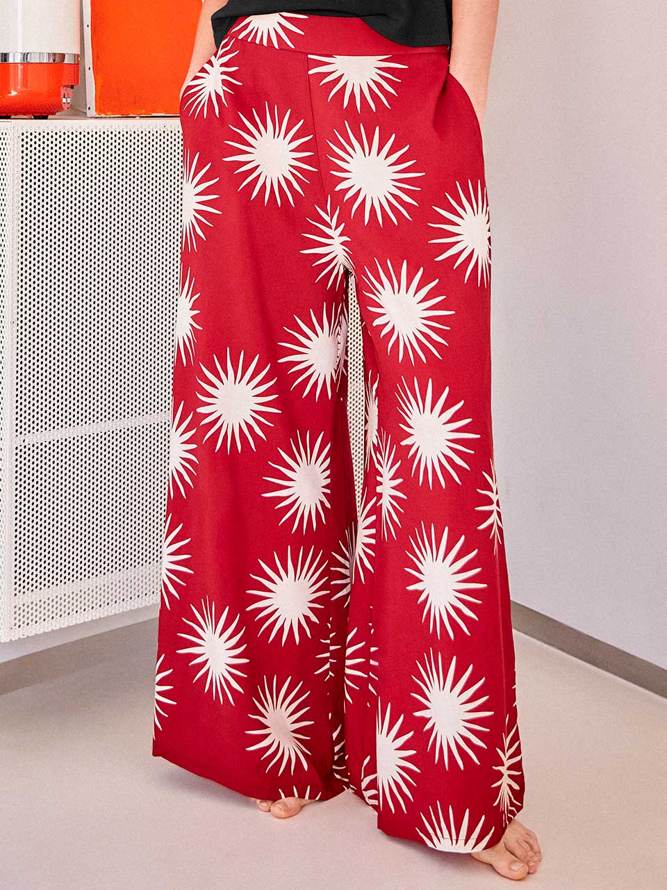 Pigiama donna manica corta a V modal e pantaloni lunghi in viscosa Gisela 20374/20373