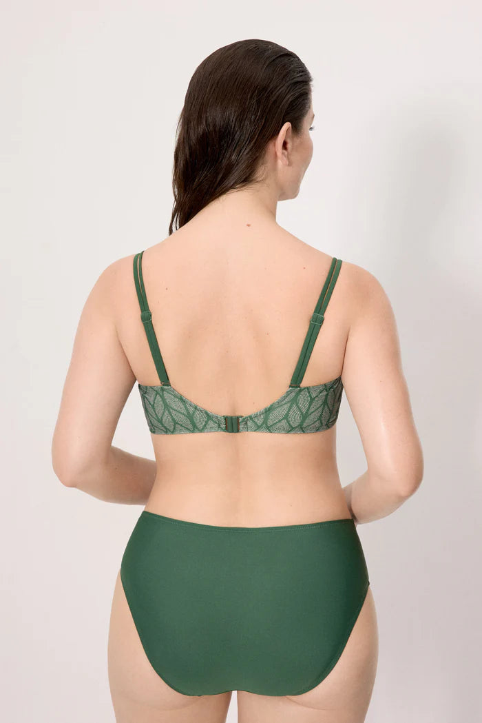 Costume da bagno donna bikini con ferretto coppa D e slip alto Ysabel Mora 83291