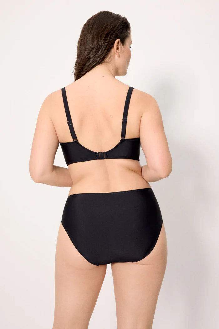 Costume da bagno donna bikini con ferretto coppa D e slip midi snellente Ysabel Mora 83310