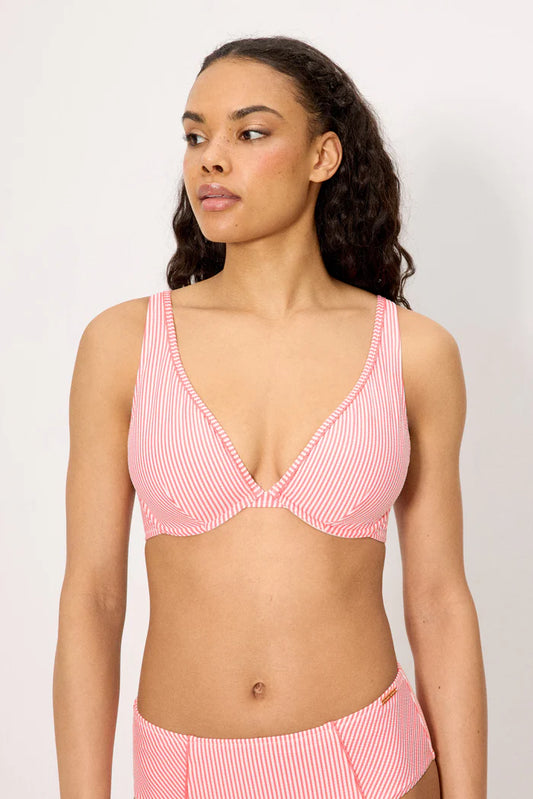 Costume da bagno donna bikini con ferretto coppa C e slip midi snellente Ysabel Mora 83366