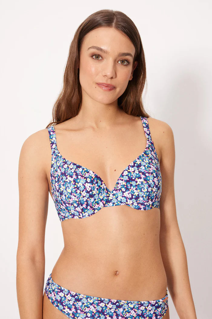 Costume da bagno donna bikini balconcino con ferretto e slip Ysabel Mora 83385