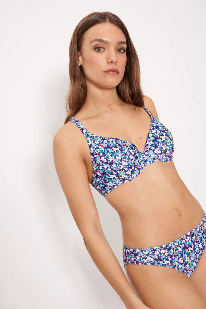 Costume da bagno donna bikini balconcino con ferretto e slip Ysabel Mora 83385