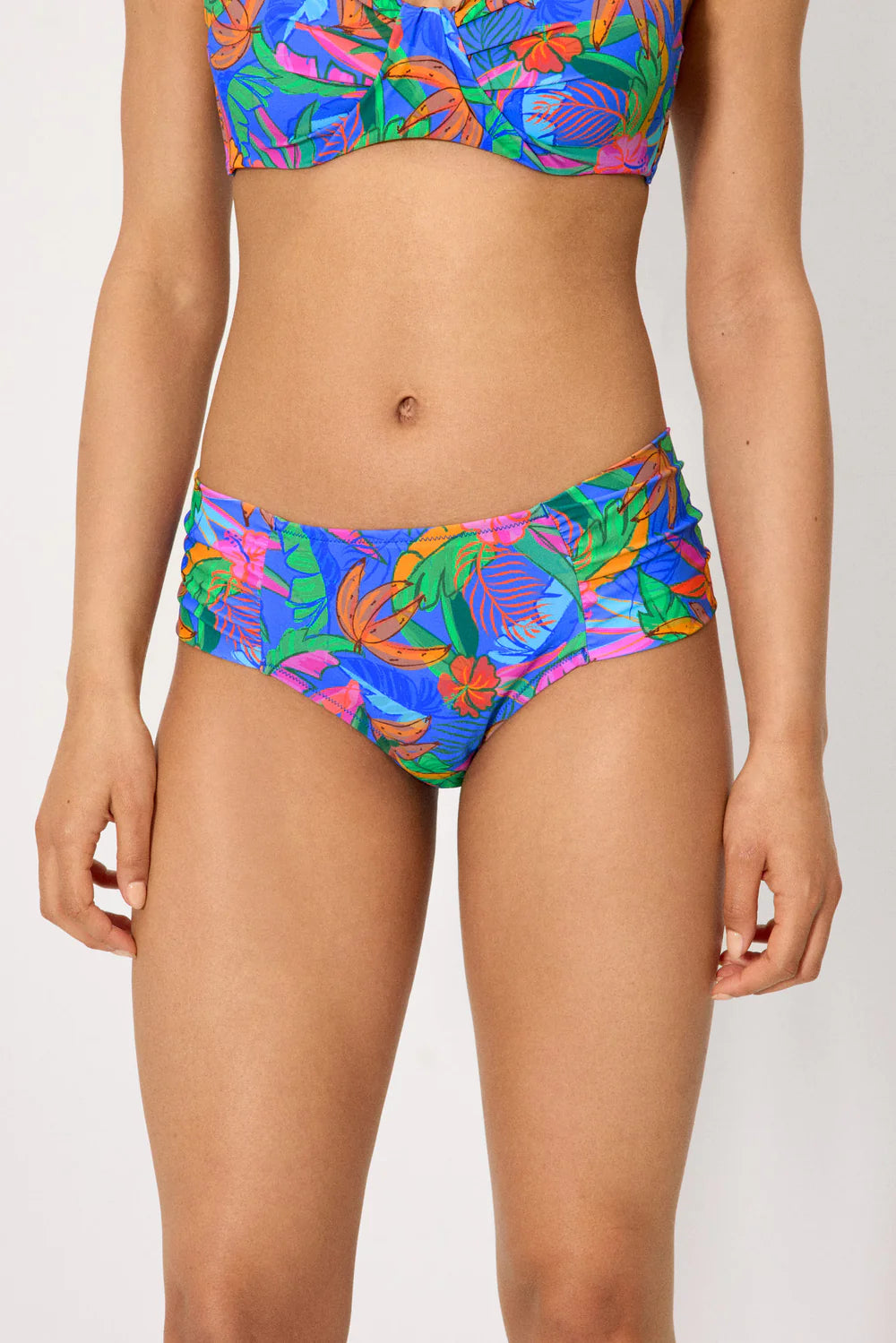 Costume da bagno donna bikini con ferretto coppa C e slip midi snellente Ysabel Mora 83401