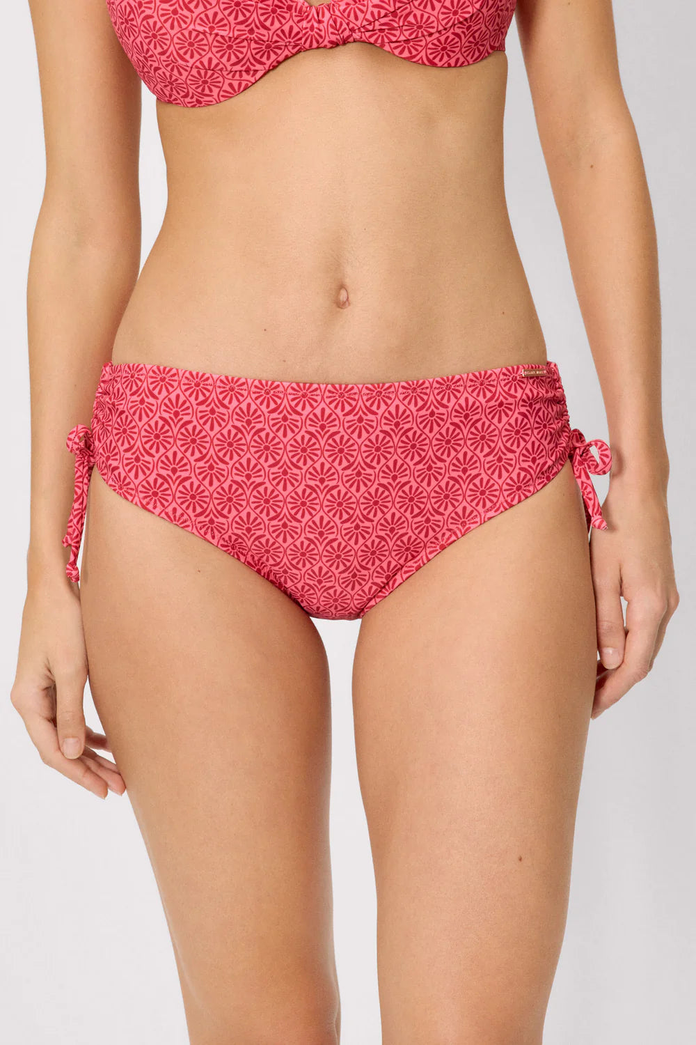 Costume da bagno donna bikini con ferretto coppa D e slip midi snellente Ysabel Mora 83453