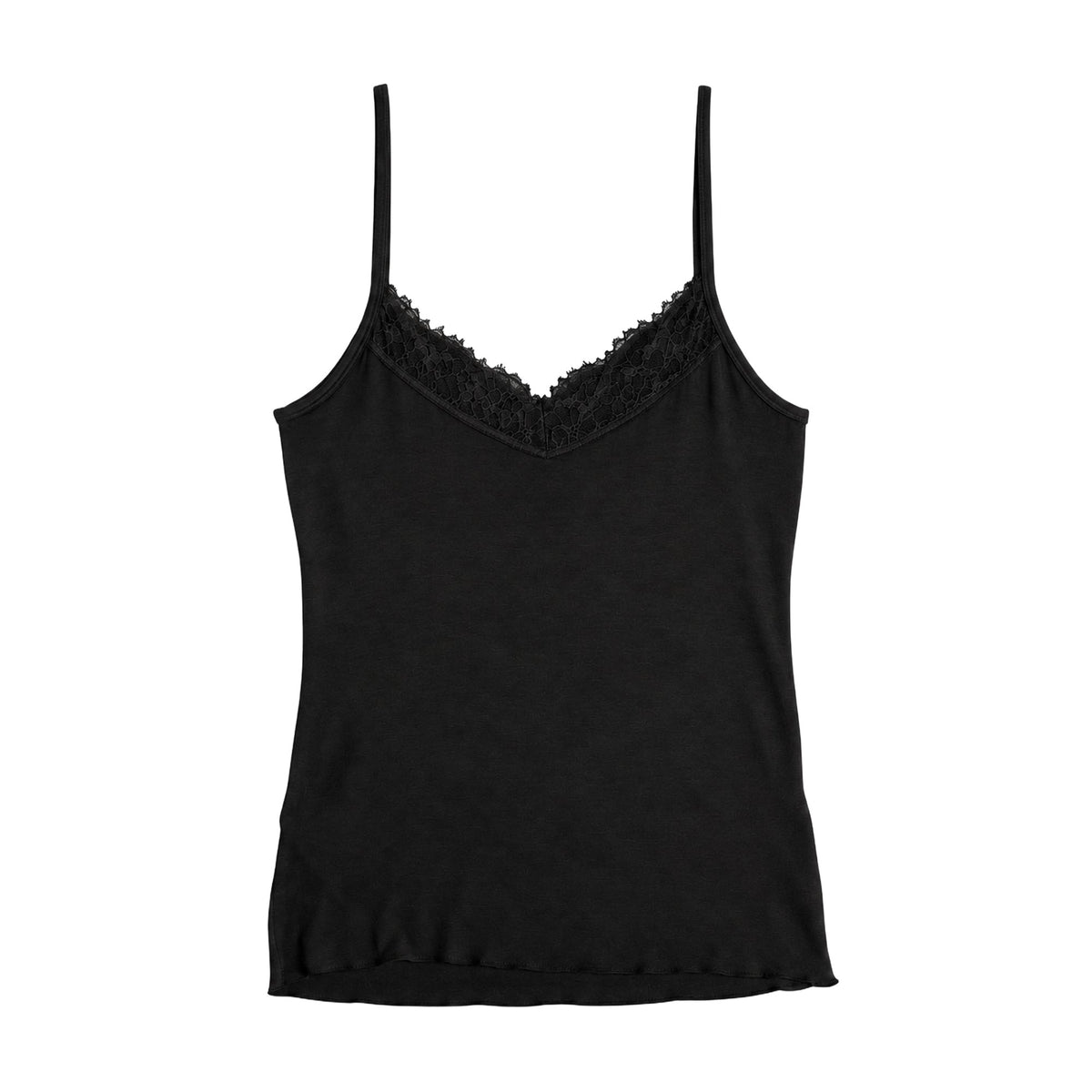 Canotta spalla stretta con pizzo cashmere Cotonella ADD54