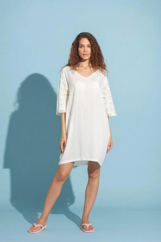 Abitino mare donna viscosa manica 3/4 Noidinotte LA2806