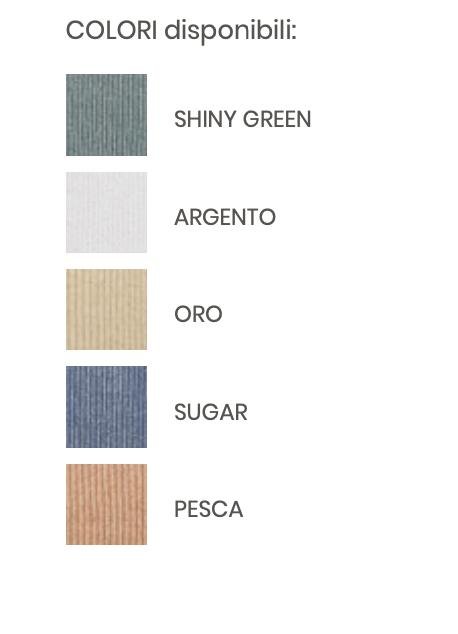 Abito canotta spalla larga donna a costine in cotone lamè Sublyme 12208