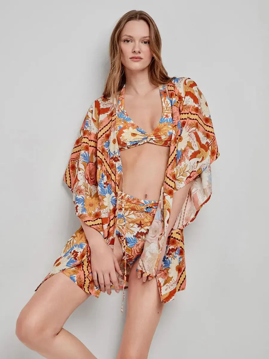 Abito da bagno caftano copricostume Gisela 40034