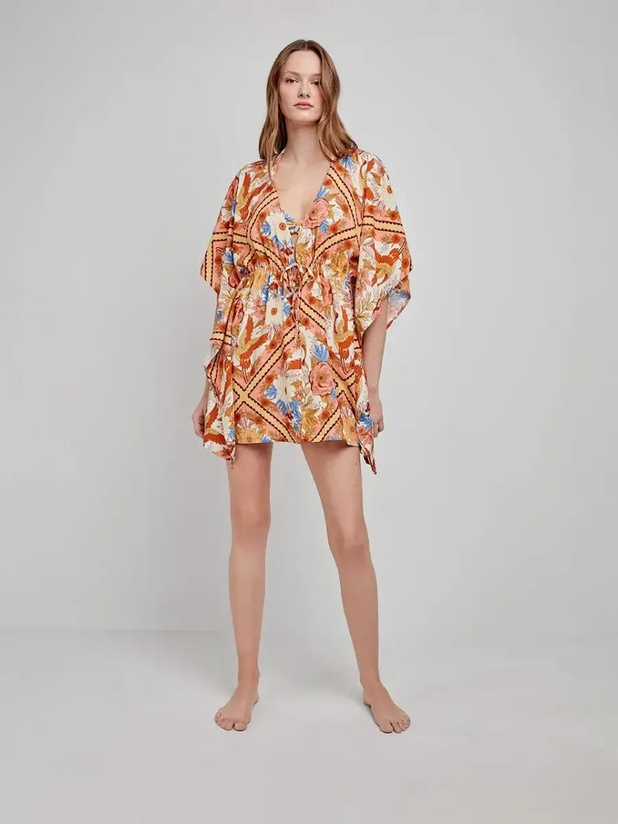 Abito da bagno caftano copricostume Gisela 40034