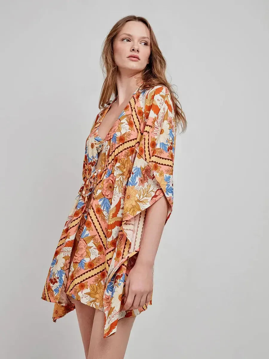 Abito da bagno caftano copricostume Gisela 40034