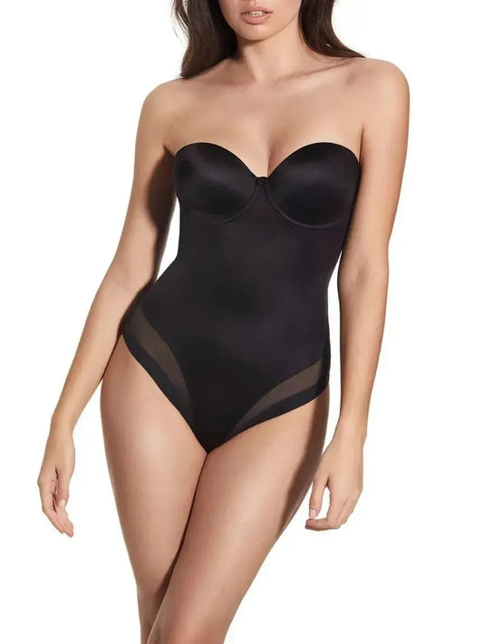 Body donna Selene senza spalline Miranda taglio laser