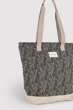 Borsa mare in cotone con zip Ysabel Mora 86298