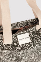 Borsa mare in cotone con zip Ysabel Mora 86298