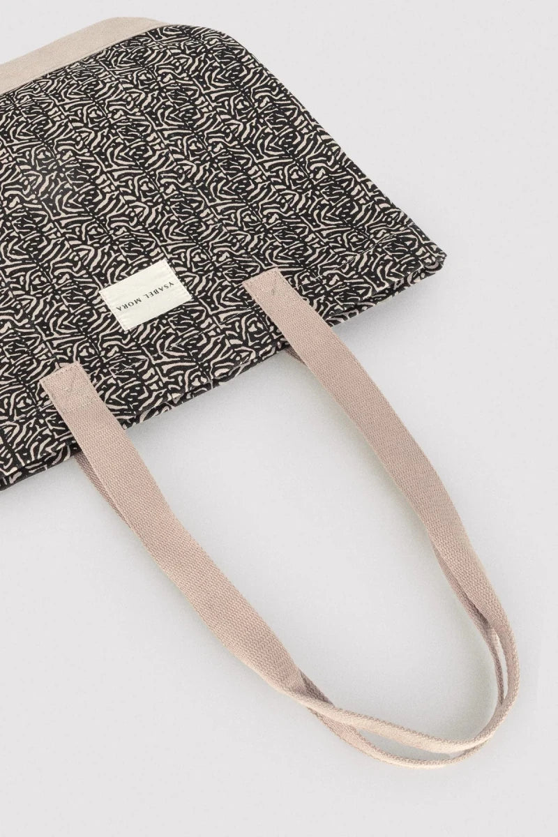 Borsa mare in cotone con zip Ysabel Mora 86298