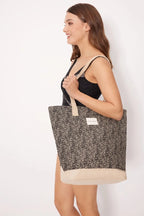 Borsa mare in cotone con zip Ysabel Mora 86298