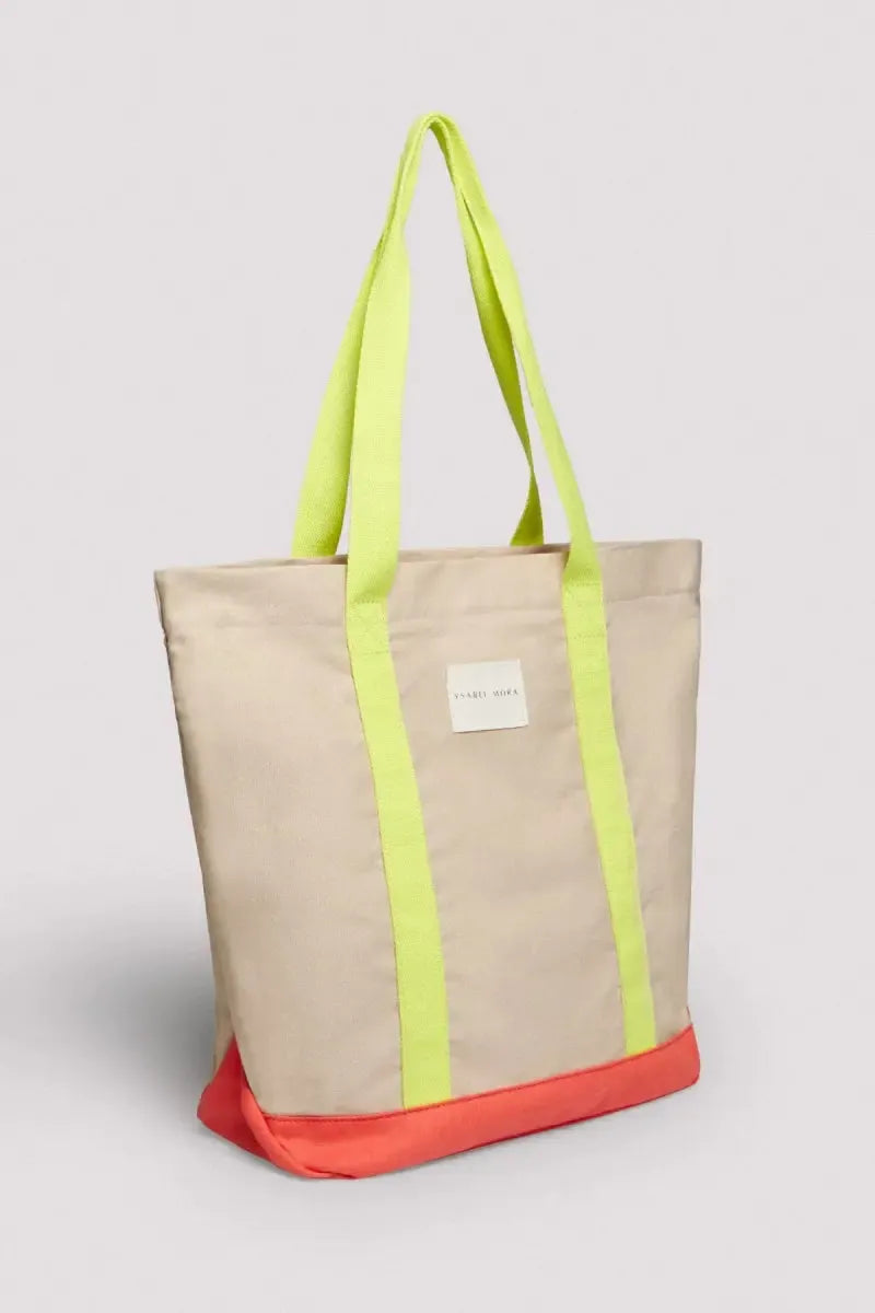 Borsa mare in puro cotone con zip Ysabel Mora 86201