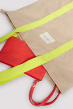 Borsa mare in puro cotone con zip Ysabel Mora 86201