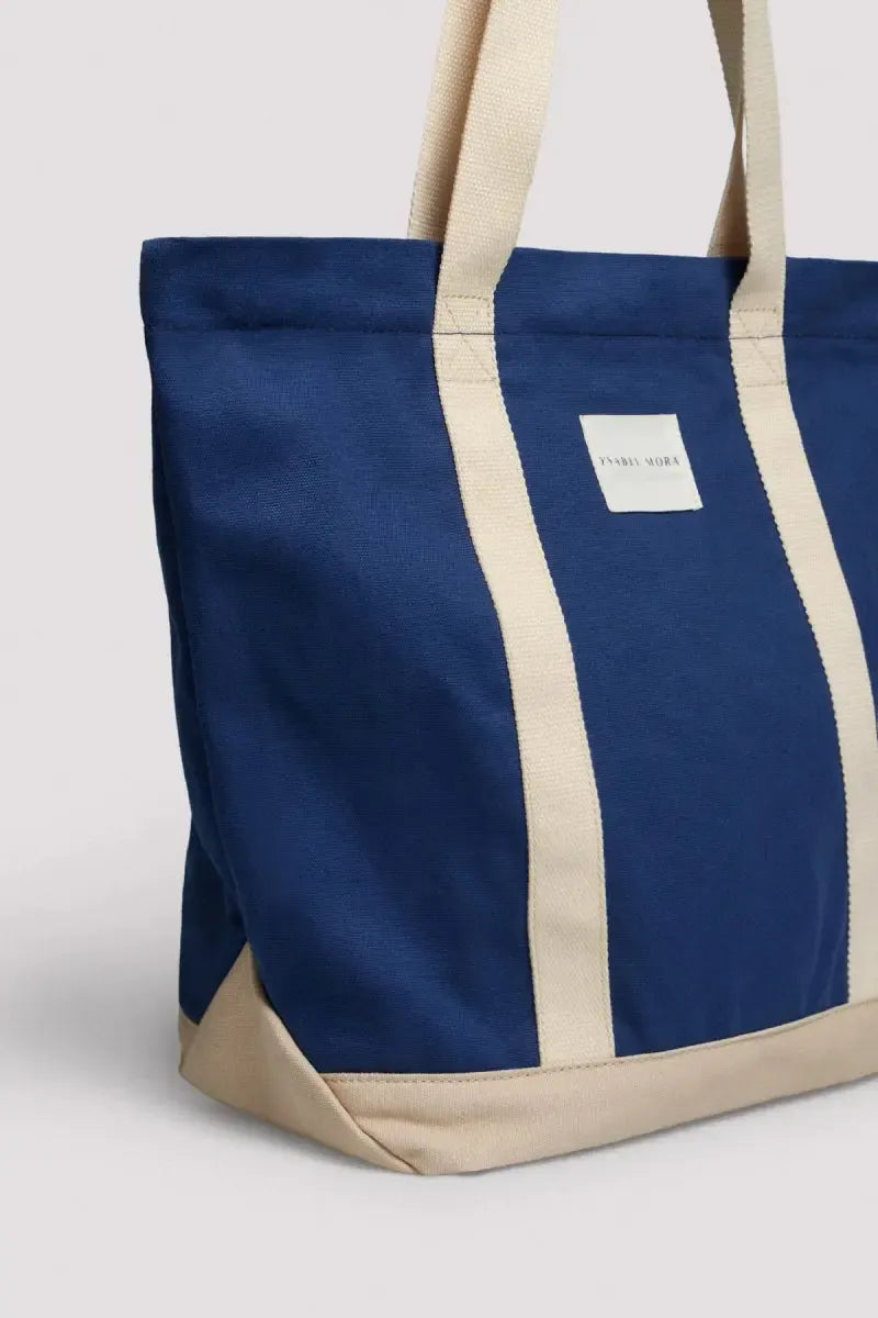 Borsa mare in puro cotone con zip Ysabel Mora 86201