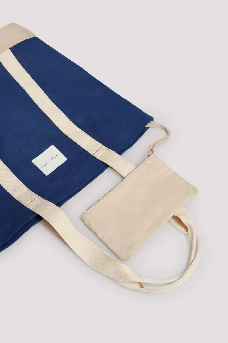 Borsa mare in puro cotone con zip Ysabel Mora 86201