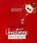 Boxer rosso uomo Nottingham cotone bielastico 41080