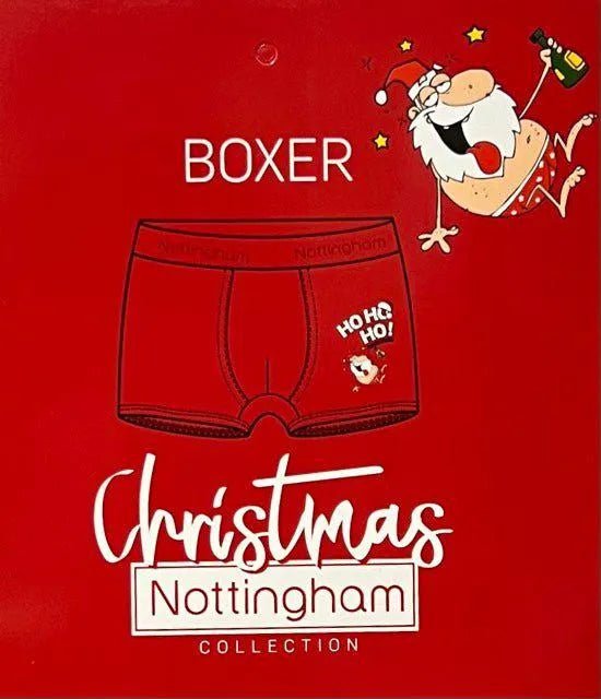 Boxer rosso uomo Nottingham cotone bielastico 41080