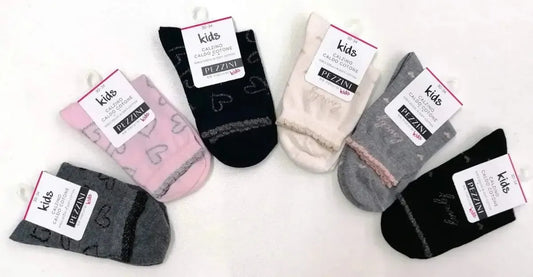Calze corte bambina in caldo cotone Pezzini GCZ-PAI211301