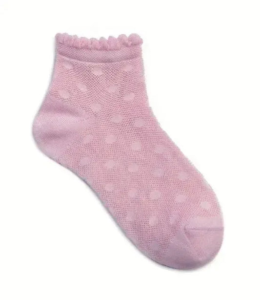 Calze corte bambina in filo di scozia elasticizzata Pezzini GCZ-PPE23002